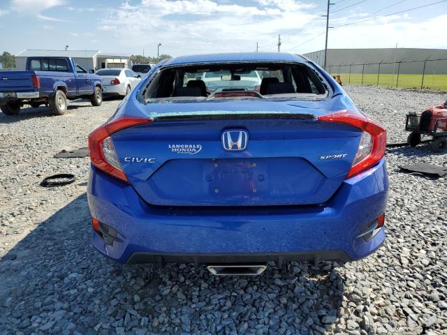 2HGFC2F82LH594392 - 2020 HONDA CIVIC SPORT 蓝色 照片 6