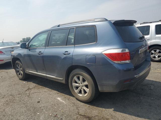 5TDBK3EH0DS268150 - 2013 TOYOTA HIGHLANDER BASE Синій фото 2
