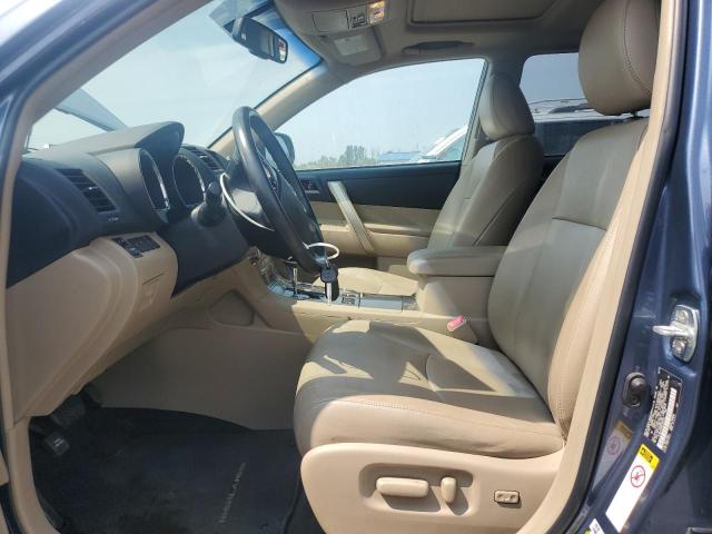 5TDBK3EH0DS268150 - 2013 TOYOTA HIGHLANDER BASE Синій фото 7