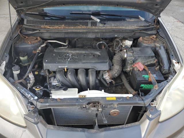 2T1KR32E77C635838 - 2007 TOYOTA COROLLA MA XR GRAY photo 11