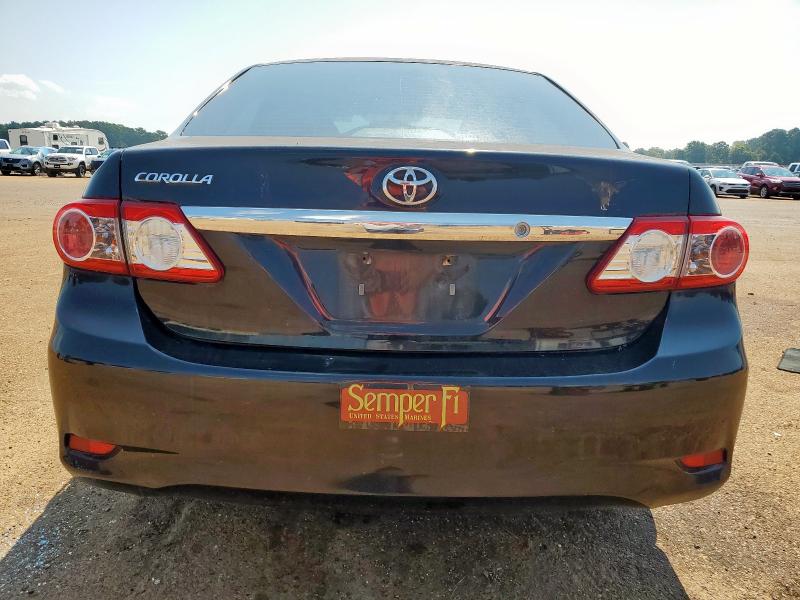 5YFBU4EE4DP138595 - 2013 TOYOTA COROLLA BASE Սև լուսանկար 6