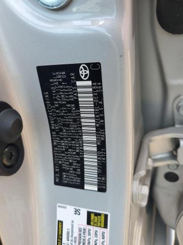 5YFB4MDE4RP112510 - 2024 TOYOTA COROLLA LE ვერცხლისფერი ფოტო 12