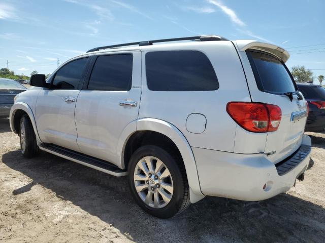 5TDBY67A78S022282 - 2008 TOYOTA SEQUOIA PLATINUM WHITE photo 2