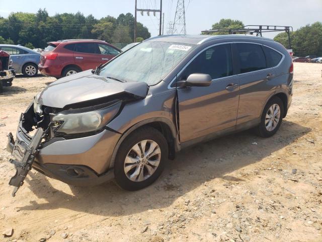 5J6RM3H74DL009846 - 2013 HONDA CR-V EXL GRAY photo 1