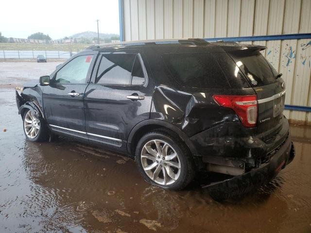 1FM5K8F87DGC70847 - 2013 FORD EXPLORER LIMITED Czarny zdjęcie 2