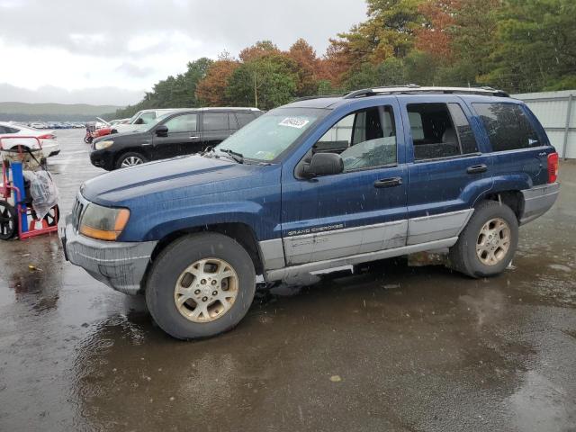 1J4GW48S7YC268204 - 2000 JEEP GRAN CHER LAREDO BLUE photo 1