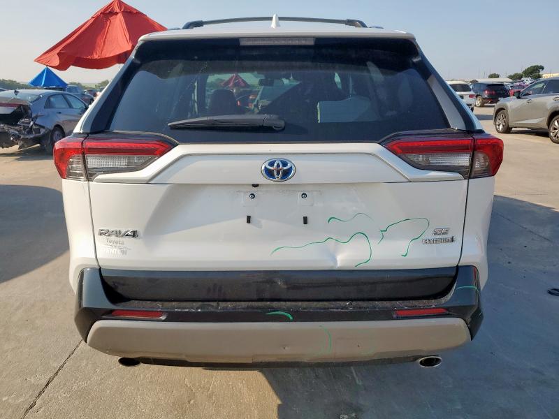 2T3T6RFV6RW049652 - 2024 TOYOTA RAV4 SE WHITE photo 6