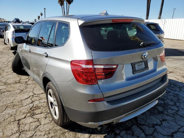 5UXWX5C50CL727893 - 2012 BMW X3 XDRIVE28I GRAY photo 3