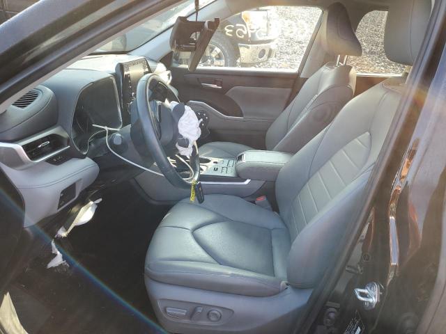 5TDGZRBH5LS022234 - 2020 TOYOTA HIGHLANDER XLE أسود صورة 7