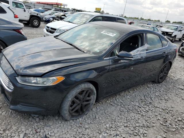 3FA6P0HD4ER202172 - 2014 FORD FUSION SE BLACK photo 1