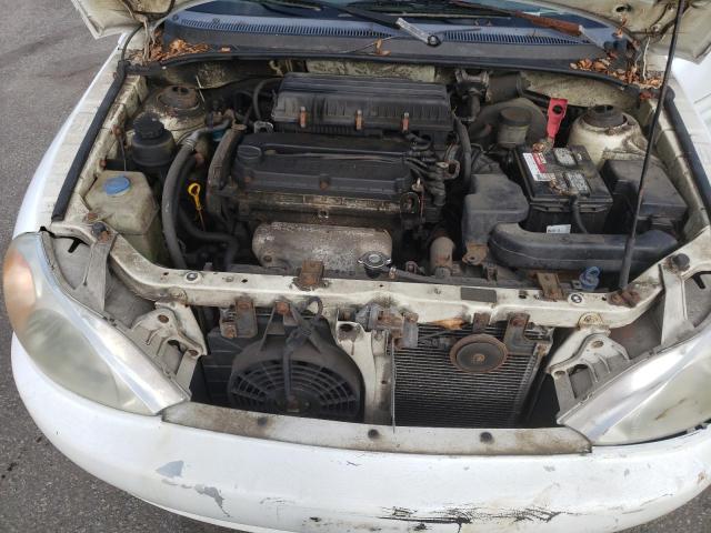 KNADC123426143858 - 2002 KIA RIO WHITE photo 11