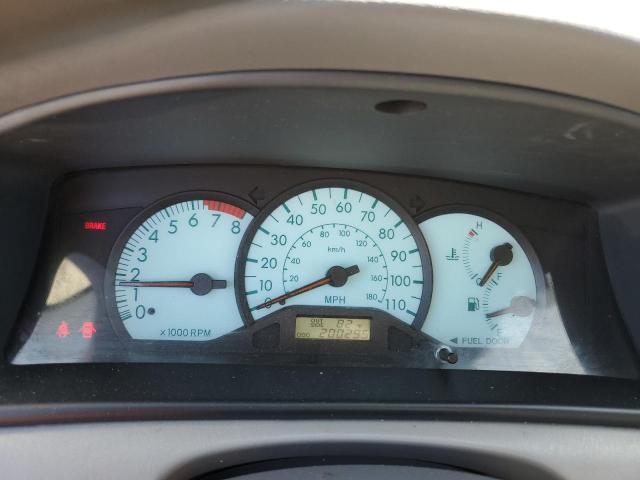 JTDBR32EX42023353 - 2004 TOYOTA COROLLA CE Gris photo 9