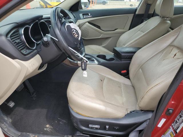 5XXGN4A71DG121059 - 2013 KIA OPTIMA EX RED photo 7