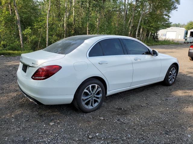 55SWF4KB3JU276432 - 2018 MERCEDES-BENZ C 300 4MATIC WHITE photo 3