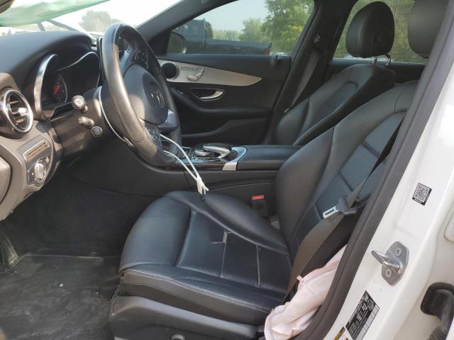 55SWF4KB3JU276432 - 2018 MERCEDES-BENZ C 300 4MATIC WHITE photo 7