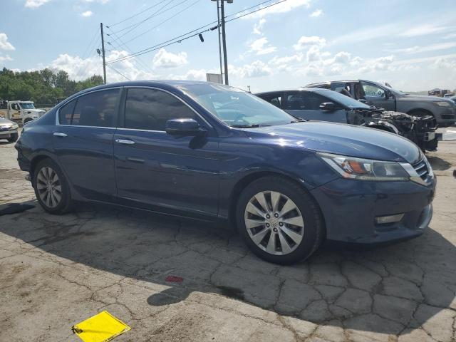 1HGCR2F81FA027708 - 2015 HONDA ACCORD EXL BLUE photo 4