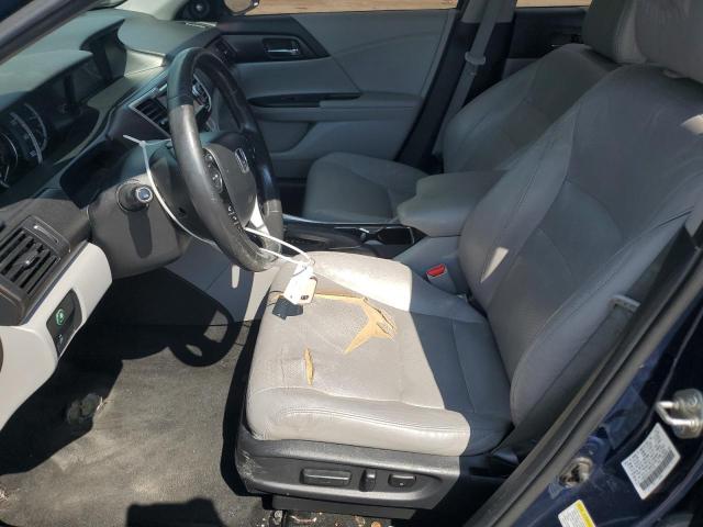 1HGCR2F81FA027708 - 2015 HONDA ACCORD EXL BLUE photo 7