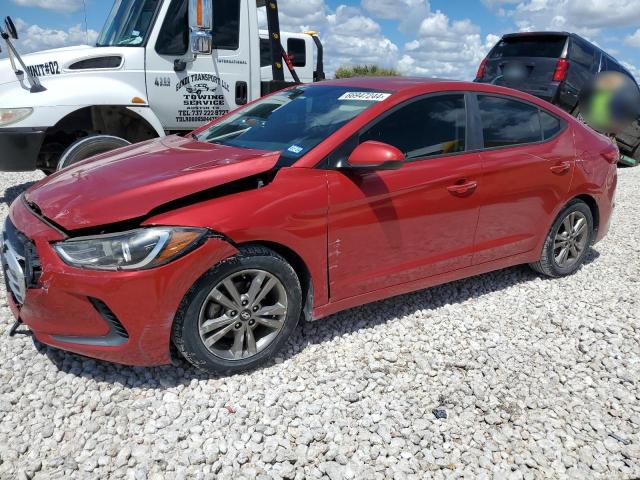 5NPD84LF0JH299625 - 2018 HYUNDAI ELANTRA SEL RED photo 1