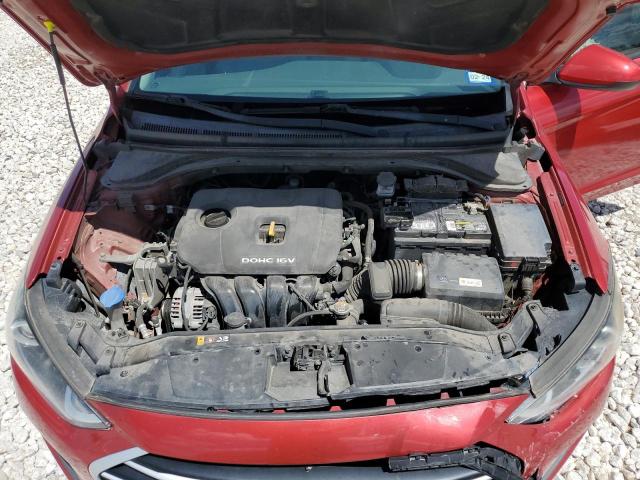 5NPD84LF0JH299625 - 2018 HYUNDAI ELANTRA SEL RED photo 11