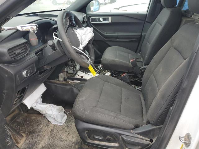 1FM5K8AB6MGC24543 - 2021 FORD EXPLORER POLICE INTERCEPTOR თეთრი ფოტო 7