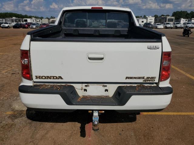 5FPYK1F51BB452606 - 2011 HONDA RIDGELINE RTL WHITE photo 6