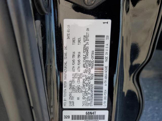 5TFRX5GN0GX059293 - 2016 TOYOTA TACOMA ACCESS CAB შავი ფოტო 13