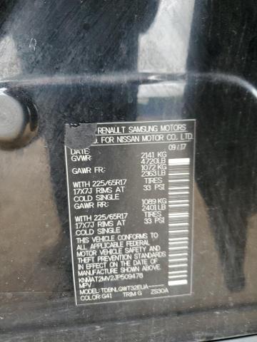 KNMAT2MV2JP509478 - 2018 NISSAN ROGUE S Чорний фото 14