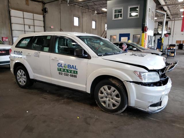 3C4PDCAB3FT753179 - 2015 DODGE JOURNEY SE WHITE photo 4