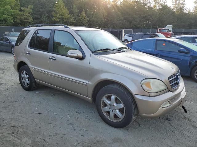 4JGAB75E33A381929 - 2003 MERCEDES-BENZ M-CLASS 500 BEIGE photo 4