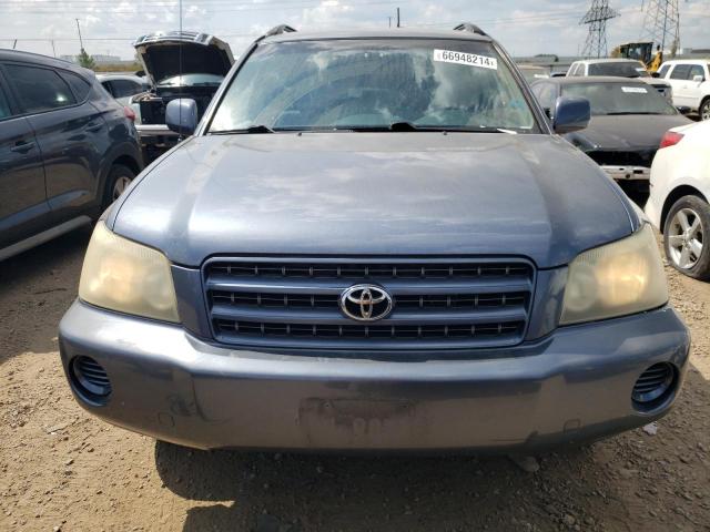 JTEGD21A930069596 - 2003 TOYOTA HIGHLANDER BLUE photo 5