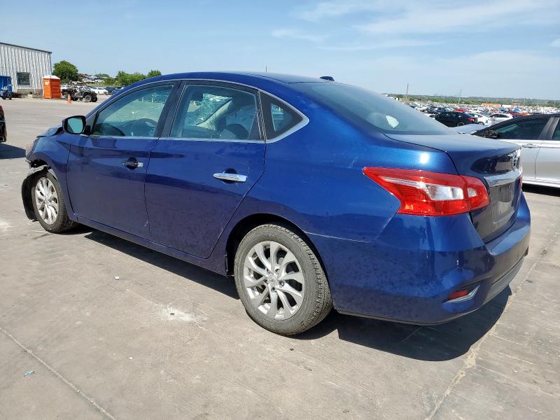 3N1AB7AP0JL626206 - 2018 NISSAN SENTRA S BLUE photo 2