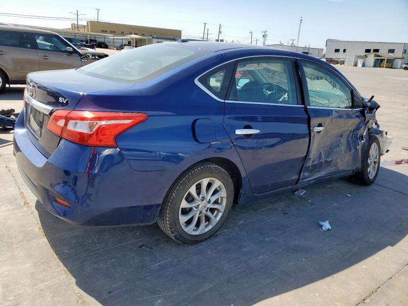 3N1AB7AP0JL626206 - 2018 NISSAN SENTRA S BLUE photo 3
