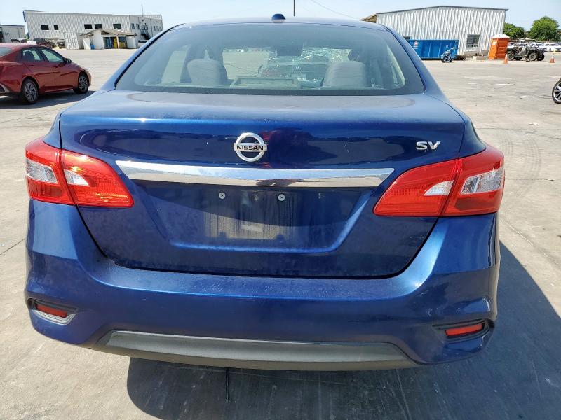 3N1AB7AP0JL626206 - 2018 NISSAN SENTRA S BLUE photo 6