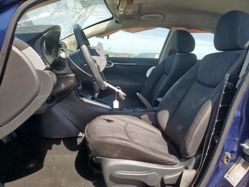 3N1AB7AP0JL626206 - 2018 NISSAN SENTRA S BLUE photo 7