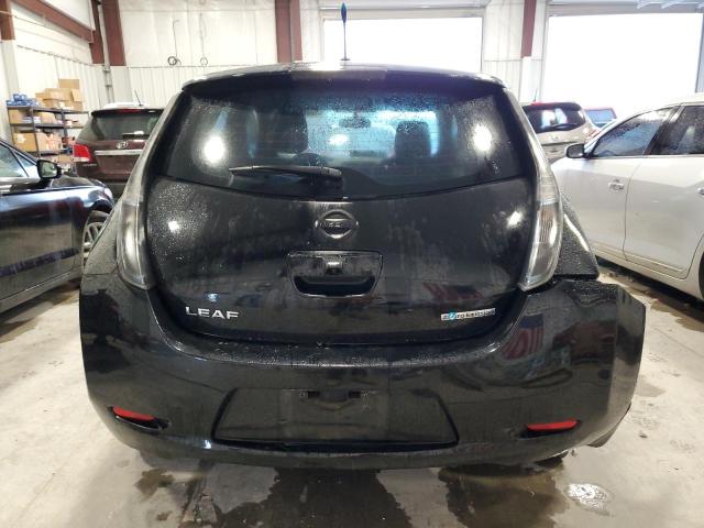 1N4AZ0CP0DC424291 - 2013 NISSAN LEAF S BLACK photo 6