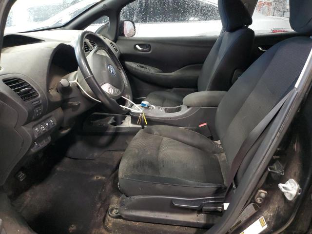 1N4AZ0CP0DC424291 - 2013 NISSAN LEAF S BLACK photo 7