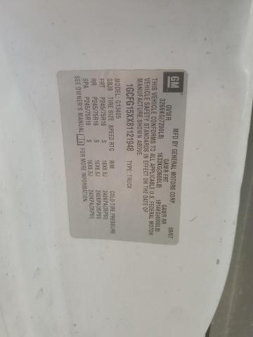 1GCFG15XX81121948 - 2008 CHEVROLET EXPRESS G1 白色 照片 13