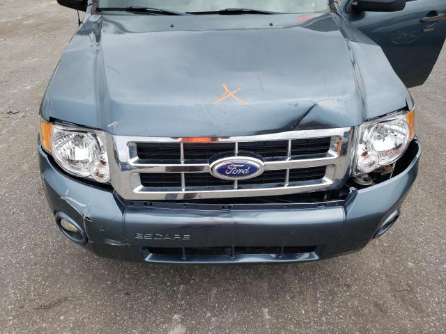 1FMCU0DG9CKC39608 - 2012 FORD ESCAPE XLT ლურჯი ფოტო 12