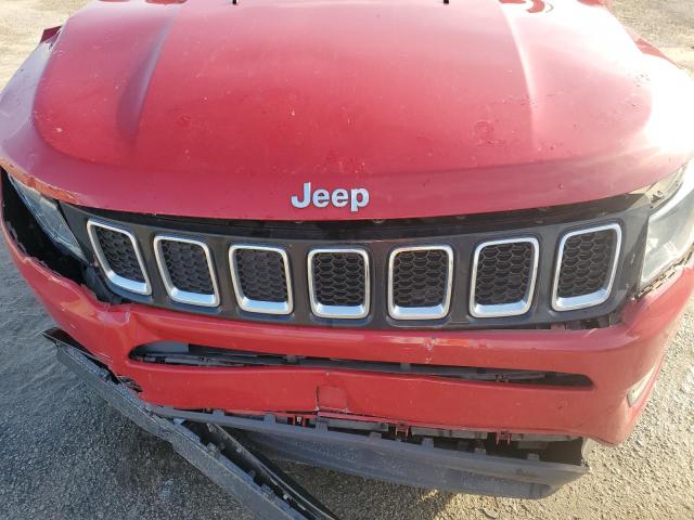 3C4NJDBB6JT142284 - 2018 JEEP COMPASS LATITUDE Bordeaux photo 12