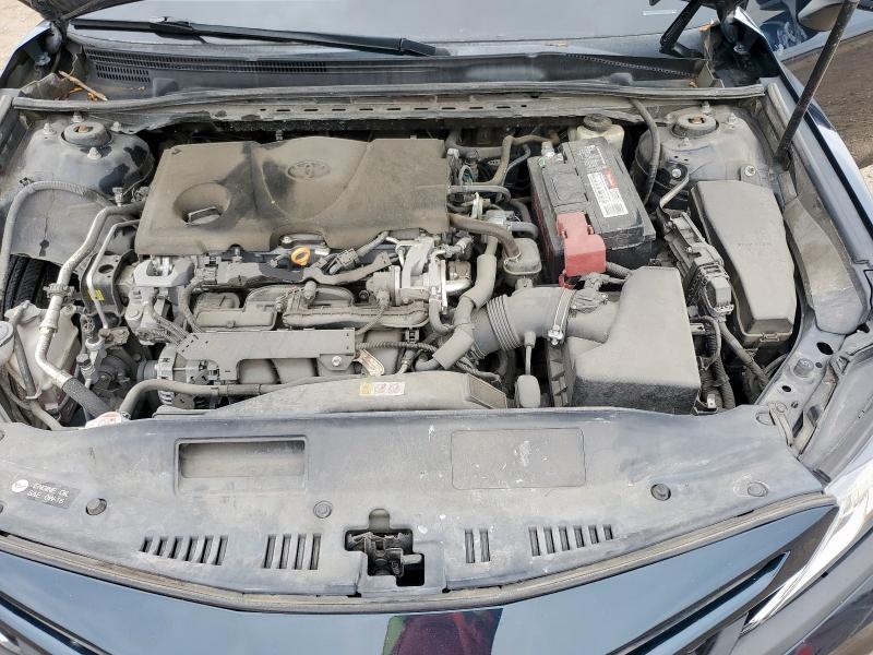 4T1B11HK3JU558593 - 2018 TOYOTA CAMRY L BLUE photo 11