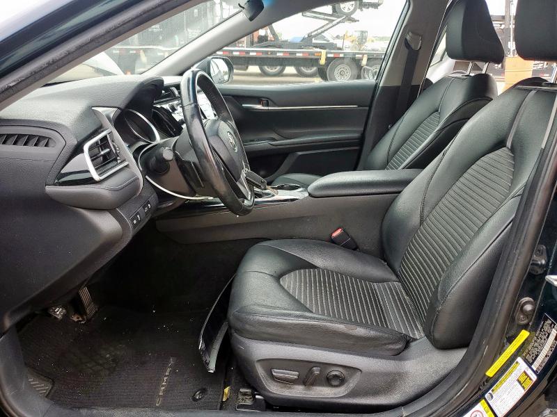 4T1B11HK3JU558593 - 2018 TOYOTA CAMRY L BLUE photo 7