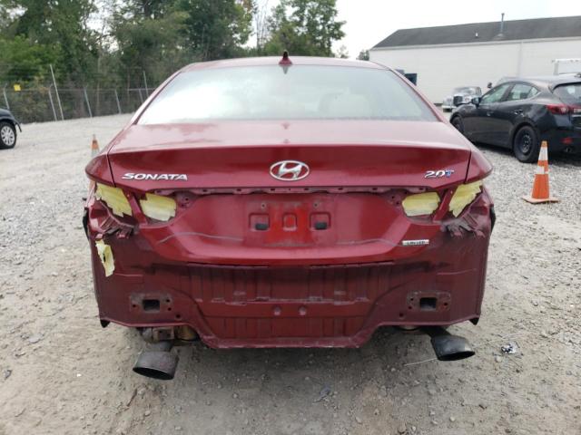 5NPEC4AB0BH305993 - 2011 HYUNDAI SONATA SE RED photo 6