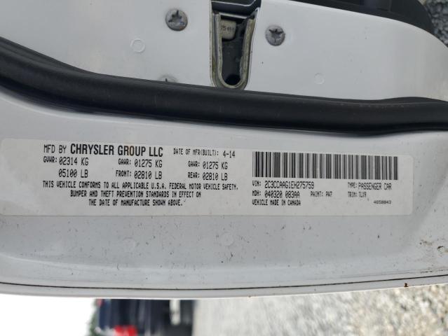 2C3CCAAG1EH275759 - 2014 CHRYSLER 300 WHITE photo 12
