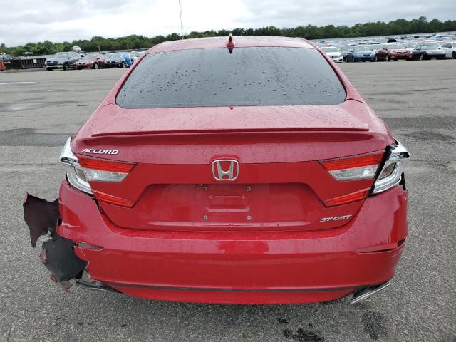 1HGCV1F39JA217789 - 2018 HONDA ACCORD SPORT RED photo 6