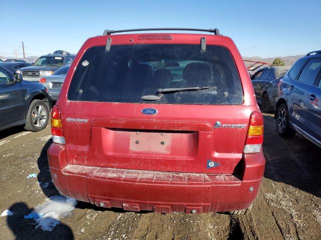 1FMYU95H96KD19707 - 2006 FORD ESCAPE HEV RED photo 6