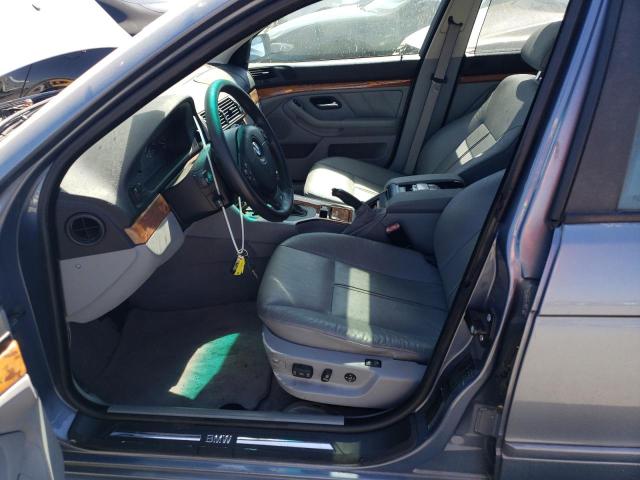 WBADT63431CF12104 - 2001 BMW 5 SERIES I AUTOMATIC GRAY photo 7