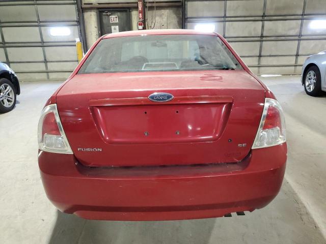 3FAHP07Z76R246433 - 2006 FORD FUSION SE RED photo 6