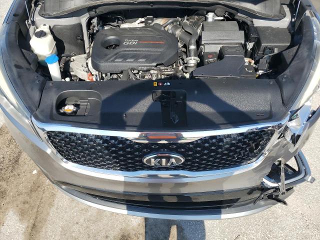 5XYPH4A13HG211334 - 2017 KIA SORENTO EX GRAY photo 12
