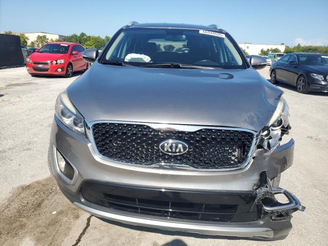 5XYPH4A13HG211334 - 2017 KIA SORENTO EX GRAY photo 5