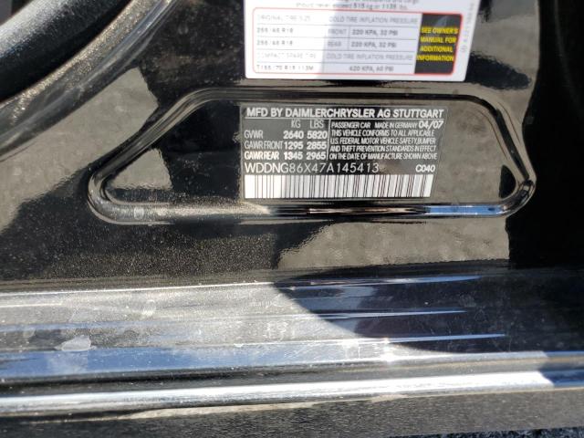 WDDNG86X47A145413 - 2007 MERCEDES-BENZ S 550 4MATIC BLACK photo 12